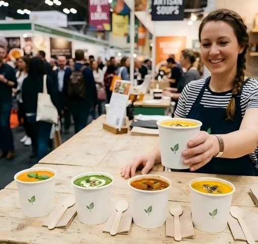 Paper Soup Cup Sizes Choose